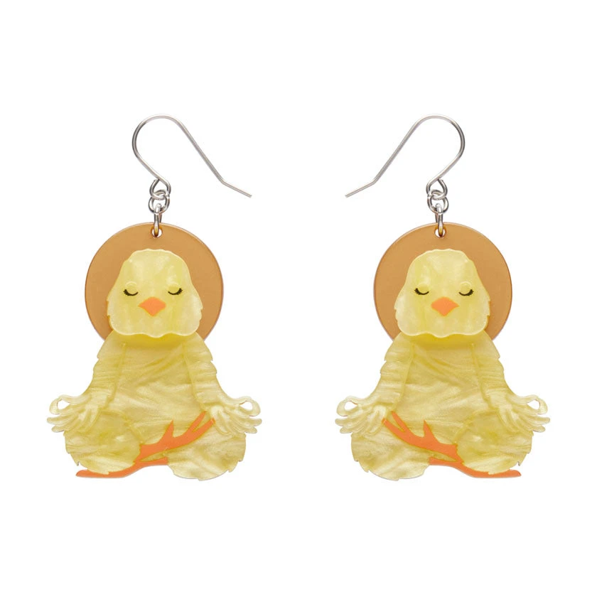 The Yoga Chick Drop Earrings by Erstwilder The Yoga Chick Drop Earrings By Erstwilder -MODERN MILLIE Shop EGCY101TheYogaChickDropEarrings 1