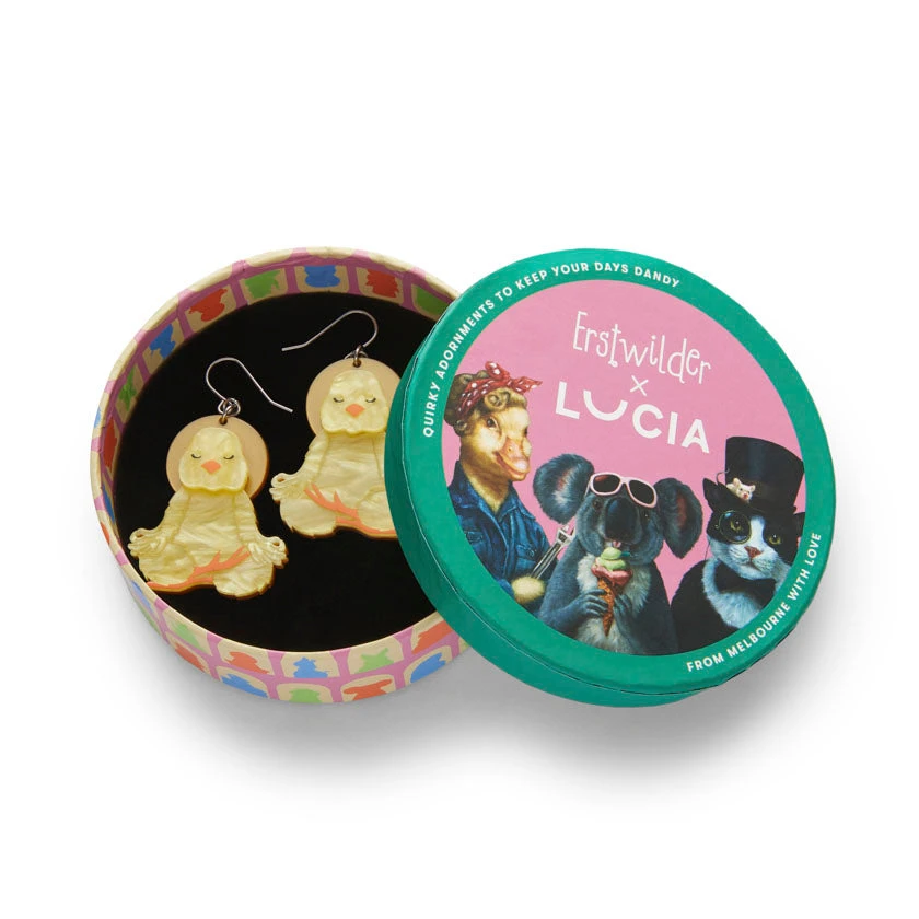 The Yoga Chick Drop Earrings by Erstwilder The Yoga Chick Drop Earrings By Erstwilder -MODERN MILLIE Shop EGCY101TheYogaChickDropEarrings 3