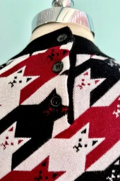 Burgundy And Black Cat Short Sleeve Sweater 7 Burgundy And Black Cat Short Sleeve Sweater -MODERN MILLIE Shop F1367068 0F89 4530 8301 7E30E4FB4CB9