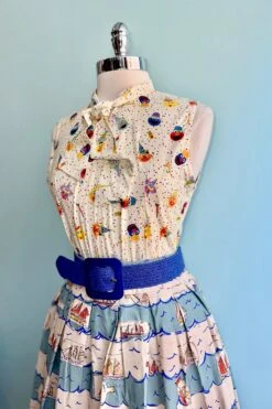 Sesame Street Sleeveless Bow Top By Tulip B. -MODERN MILLIE Shop F1AE0976 2456 4F89 971A 9491966B9E89