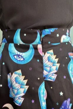 Mystical Black And Purple Full Skirt By Eva Rose -MODERN MILLIE Shop F1D90E93 4662 4E6B 9573 5DFC6BBE0DBD