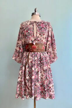 Cream Printed Boho Mini Dress By Molly Bracken -MODERN MILLIE Shop F4D0DAFE 9C15 4793 8B4C 781C3157846D