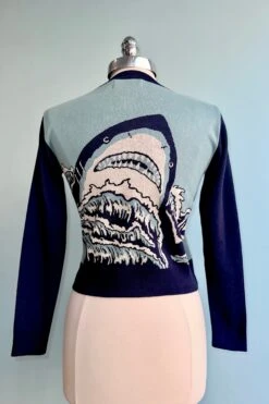 Shark Attack Jacquard Vera Cardigan By Palava