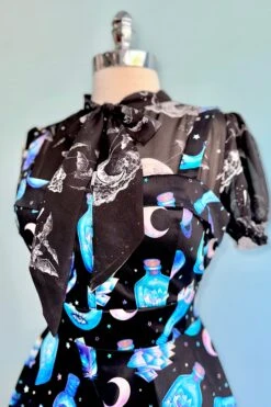 Over The Moon Button Down Blouse By Hell Bunny -MODERN MILLIE Shop F76A6FCE B28D 491B 94D5 280E49DC75B2