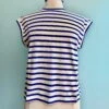 Blue And White Striped T-Shirt Top By Compania Fantastica
