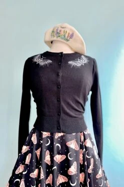 Night Moth Fitted Cardigan By Jawbreaker -MODERN MILLIE Shop F96F8F7F 1168 4466 816F ADA8D730B0F5