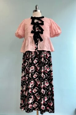 Bow Tie Floral Puff Sleeve Top In Pink 6 Bow Tie Floral Puff Sleeve Top In Pink -MODERN MILLIE Shop FAC9B92A 7A3C 4F82 B413 A31F567A243E