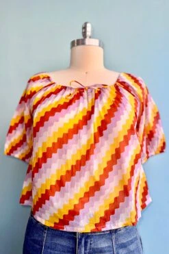 Zig-Zag Top By Compania Fantastica
