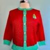 Holiday Cake Embroidered Leslie Cardigan By Miss Lulo