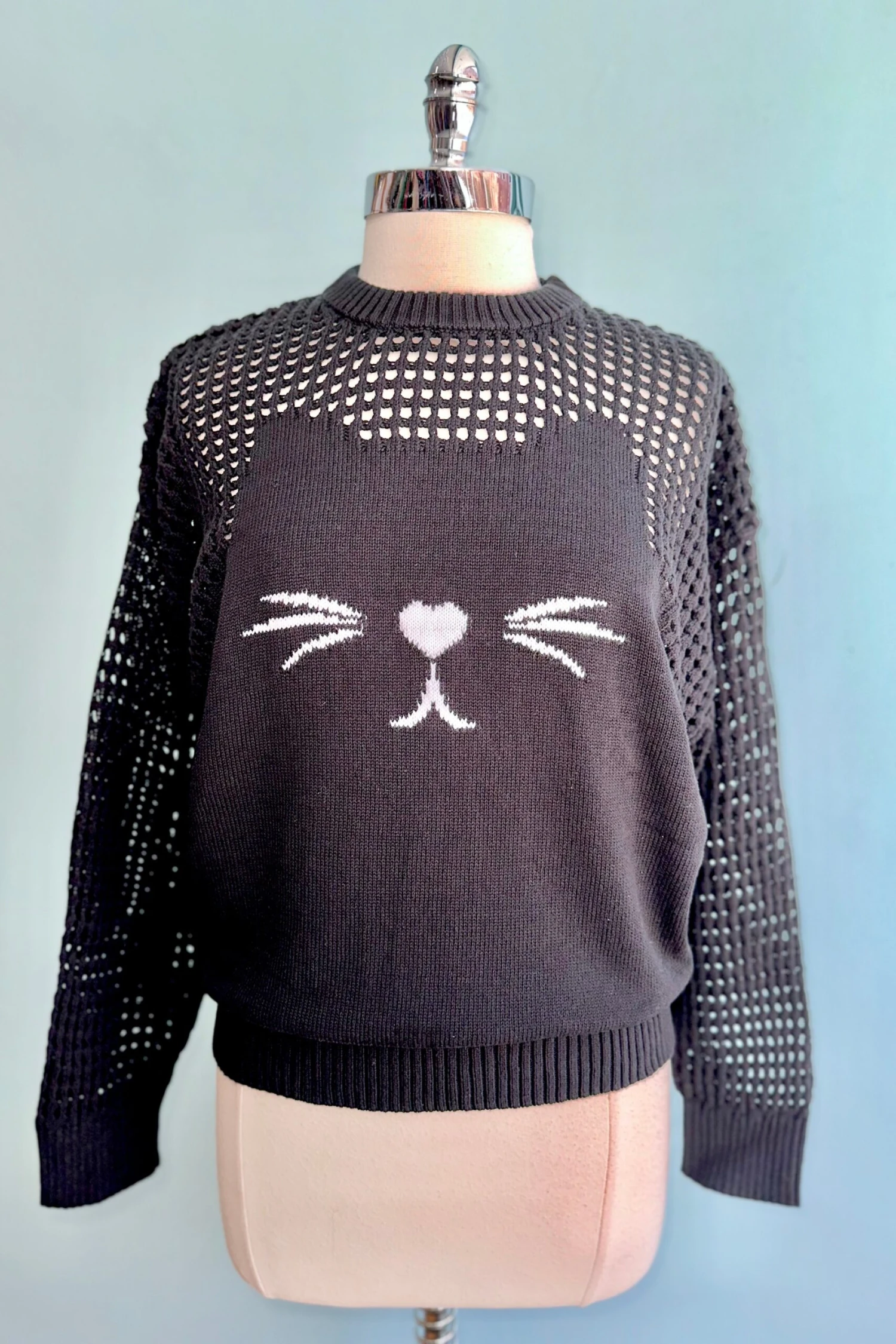 Black Cat Open Weave Pullover Sweater Black Cat Open Weave Pullover Sweater -MODERN MILLIE Shop FCB8EAEF D03A 48C3 AD74 F1FC3BC4E183 scaled