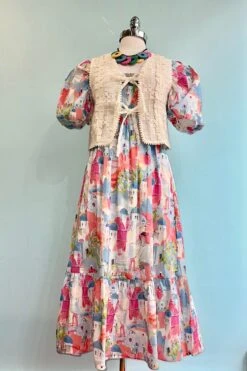 Countryside Balloon Sleeve Midi Dress -MODERN MILLIE Shop FCCB4C16 0022 4F86 81CB 38CF3F74FC1C