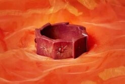 Wide Mesmerized Bangle By Splendette 4 Wide Mesmerized Bangle By Splendette -MODERN MILLIE Shop FIRE WIDE ORANGE copy