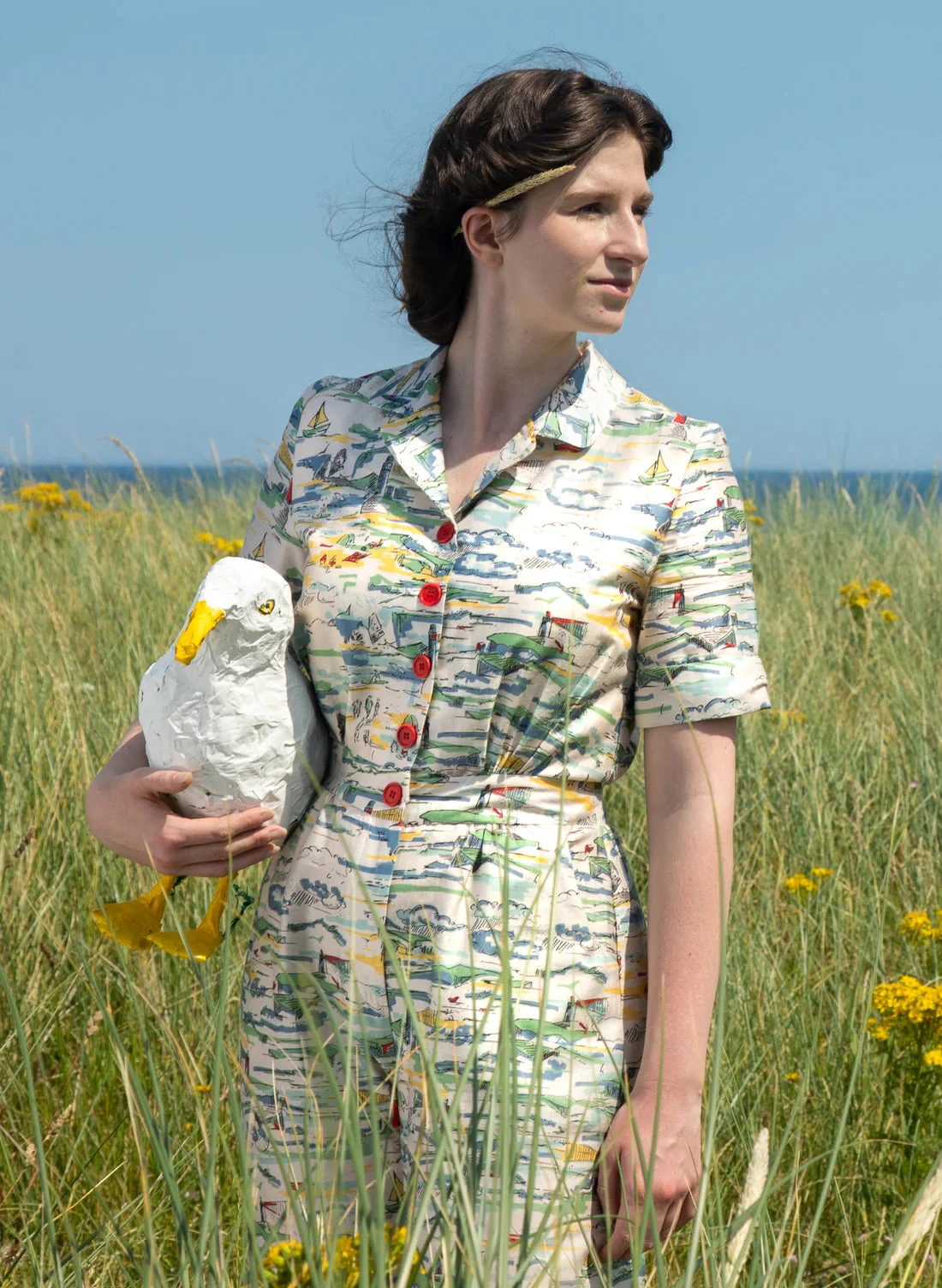 Ivory Lighthouse Francesca Long Jumpsuit by Palava Ivory Lighthouse Francesca Long Jumpsuit By Palava -MODERN MILLIE Shop Francesca lighthouse website 3