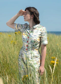 Ivory Lighthouse Francesca Long Jumpsuit By Palava 6 Ivory Lighthouse Francesca Long Jumpsuit By Palava -MODERN MILLIE Shop Francesca lighthouse website 4