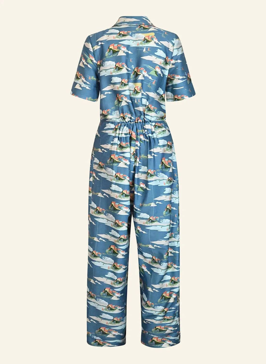 Robin Hood's Bay Francesca Long Jumpsuit by Palava Robin Hood's Bay Francesca Long Jumpsuit By Palava -MODERN MILLIE Shop Francesca robinhood back