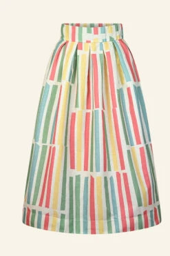Multi Beach Stripe Florence Skirt By Palava -MODERN MILLIE Shop FullSizeRender 0f5768bd 345c 43fa bf5b e952d31b297d