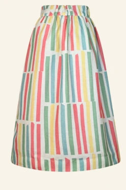 Multi Beach Stripe Florence Skirt By Palava -MODERN MILLIE Shop FullSizeRender 24e2bd22 0486 40f3 888a 5310d34c3a42