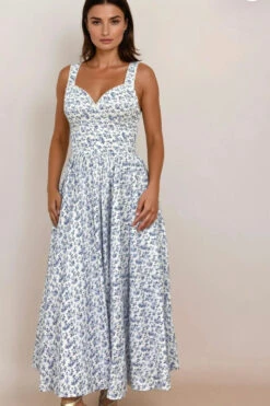 Blue Floral Bryson Midi Dress By Timeless London 10 Blue Floral Bryson Midi Dress By Timeless London -MODERN MILLIE Shop FullSizeRender 4d14d36e 50df 42da aee3 dcb9ba7fb2a4