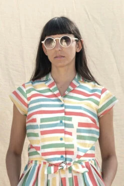 Multi Beach Stripe Peggy Top By Palava 12 Multi Beach Stripe Peggy Top By Palava -MODERN MILLIE Shop FullSizeRender 5669b899 2847 4761 82b5 c0397559a28a