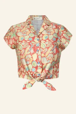 Dark Coral Shells Peggy Top By Palava -MODERN MILLIE Shop FullSizeRender 7098e7af 3352 45c5 9db7 3a8bf9723fde