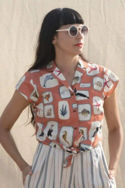 Red Coastal Memories Peggy Top By Palava -MODERN MILLIE Shop FullSizeRender 79b3e02d 019c 4e08 8fc1 5af8825eba97