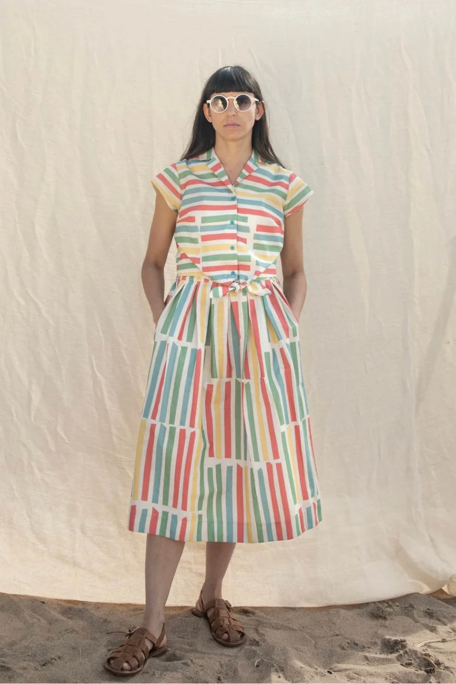 Multi Beach Stripe Peggy Top by Palava Multi Beach Stripe Peggy Top By Palava -MODERN MILLIE Shop FullSizeRender aa8d2264 5a57 487d bcad 0a7b5bc9c4dc