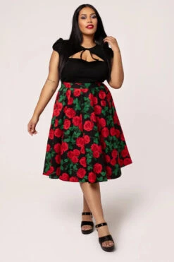Dolce Vita Circle Skirt By Hell Bunny 11 Dolce Vita Circle Skirt By Hell Bunny -MODERN MILLIE Shop H50375P DOLCE VITA SKIRT BLK 001 Large aa505c08 4de5 4687 9d1f 992b4071d5c3
