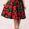Dolce Vita Circle Skirt By Hell Bunny