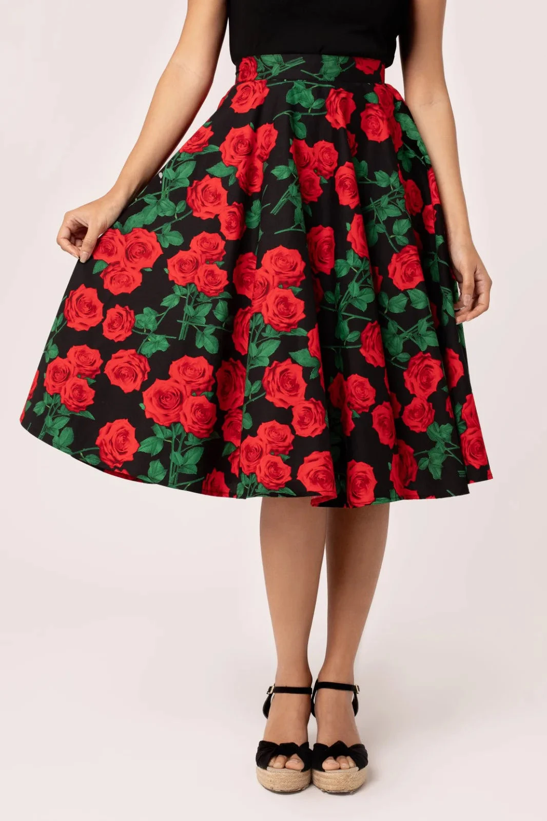 Dolce Vita Circle Skirt by Hell Bunny Dolce Vita Circle Skirt By Hell Bunny -MODERN MILLIE Shop H50375 DOLCE VITA SKIRT 001 Large 296a2e26 6d69 47c2 9edb cd89e717b726