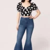 Janis Flare Jeans By Hell Bunny 2 Janis Flare Jeans By Hell Bunny -MODERN MILLIE Shop H60308 Dolores Top BLK 4 Large 03e1d1fb a2fb 43a8 ab6e 1c2e2229a44e