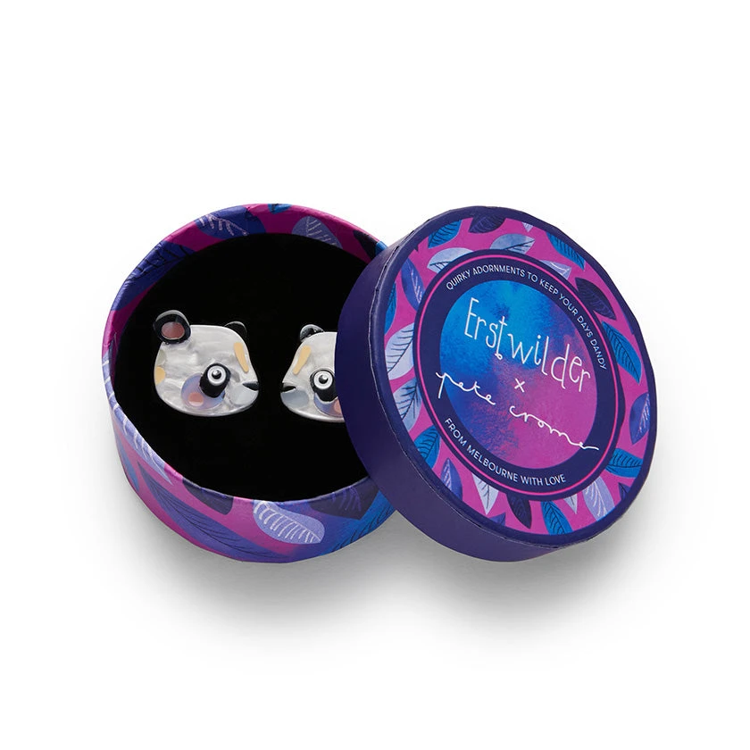 The Patient Panda Earrings by Erstwilder The Patient Panda Earrings By Erstwilder -MODERN MILLIE Shop HL 003AK1EG01ThePatientPandaEarrings 3