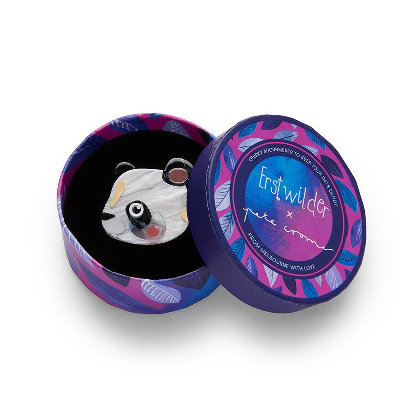 The Patient Panda Statement Ring by Erstwilder The Patient Panda Statement Ring By Erstwilder -MODERN MILLIE Shop HL 004AK1RG01ThePatientPandaRing 4