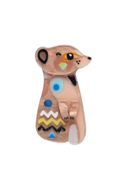 The Masterful Meercat MINI Brooch By Erstwilder