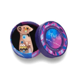 The Masterful Meercat MINI Brooch By Erstwilder -MODERN MILLIE Shop HL 009AK1MN03TheMasterfulMeerkatMiniBrooch 3