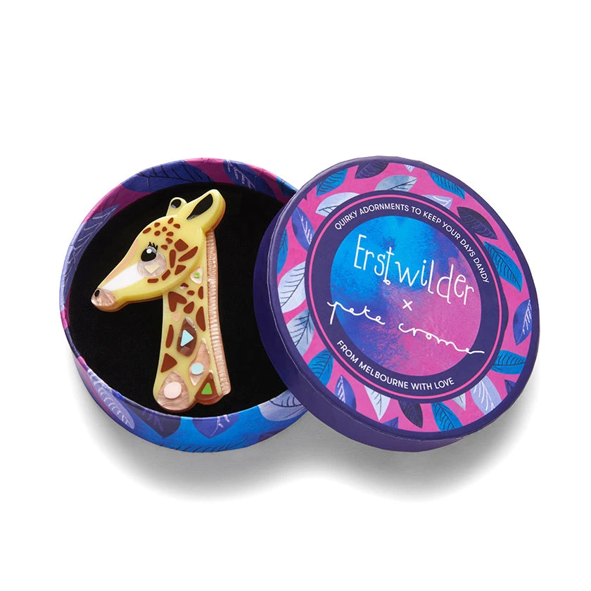 The Genteel Giraffe Brooch by Erstwilder The Genteel Giraffe Brooch By Erstwilder -MODERN MILLIE Shop HL 011AK1BH04TheGenteelGiraffeBrooch 3