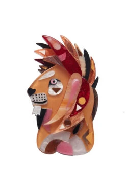 The Liberated Lion Brooch By Erstwilder
