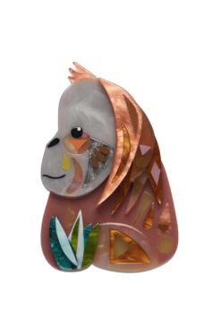The Orderly Orangutan Brooch By Erstwilder