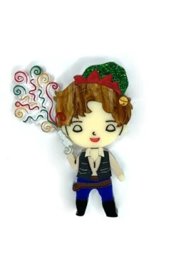 Santa's Solo Brooch By Daisy Jean Florals