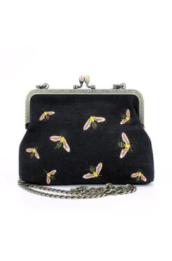 Black Bee Kisslock Bag