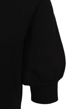 Black Short Sleeve Sweater By Banned -MODERN MILLIE Shop JP57212 2