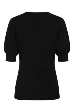 Black Short Sleeve Sweater By Banned -MODERN MILLIE Shop JP57212 3