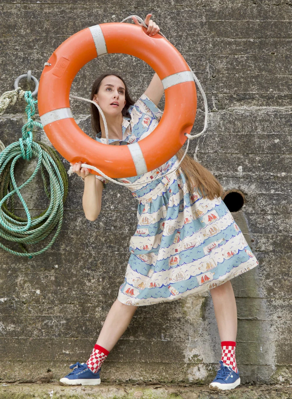 Ships Ahoy Louise Dress by Palava Ships Ahoy Louise Dress By Palava -MODERN MILLIE Shop Louise ShipsAhoy website 1