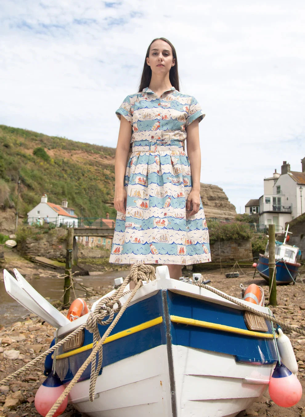 Ships Ahoy Louise Dress by Palava Ships Ahoy Louise Dress By Palava -MODERN MILLIE Shop Louise ShipsAhoy website 7