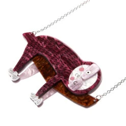 A Little Sluggish Necklace By Erstwilder -MODERN MILLIE Shop NSAY101ALittleSluggishNecklace 4