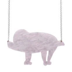 A Little Sluggish Necklace By Erstwilder -MODERN MILLIE Shop NSAY101ALittleSluggishNecklace 5