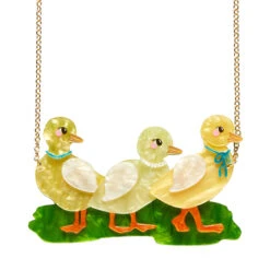 A Brood Of Ducklings Necklace By Erstwilder