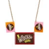 Wonka Chocolate Bars Necklace By Erstwilder 2 Wonka Chocolate Bars Necklace By Erstwilder -MODERN MILLIE Shop NSCQ103WonkaChocolateBarsNecklace 1