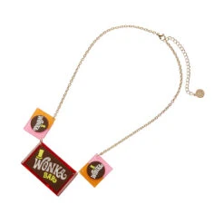 Wonka Chocolate Bars Necklace By Erstwilder -MODERN MILLIE Shop NSCQ103WonkaChocolateBarsNecklace 2