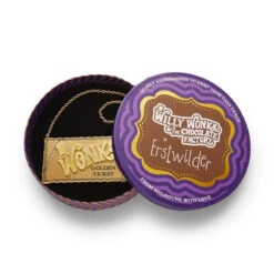 Golden Ticket Necklace By Erstwilder -MODERN MILLIE Shop NSCQ104GoldenTicketNecklace 3