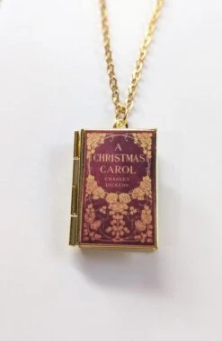 A Christmas Carol Book Locket Necklace By Marshall And Rose